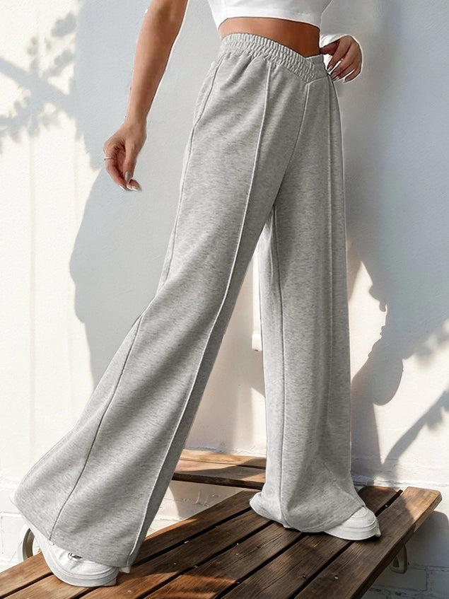 High Waist Wide Leg Sweatpants