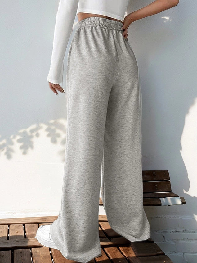 High Waist Wide Leg Sweatpants