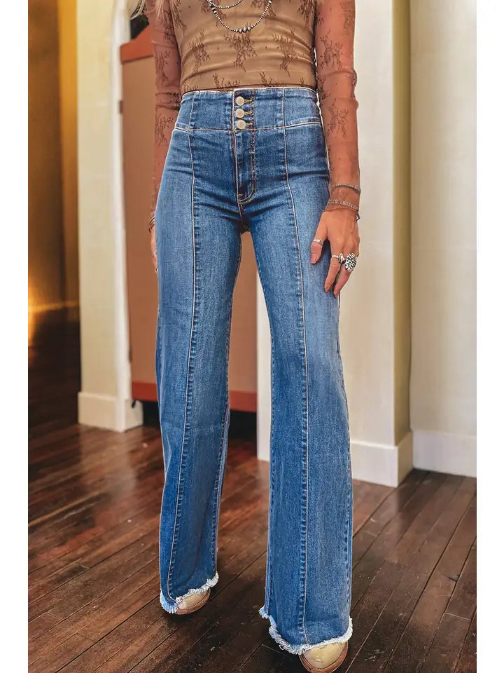 High Waist Flare Jeans