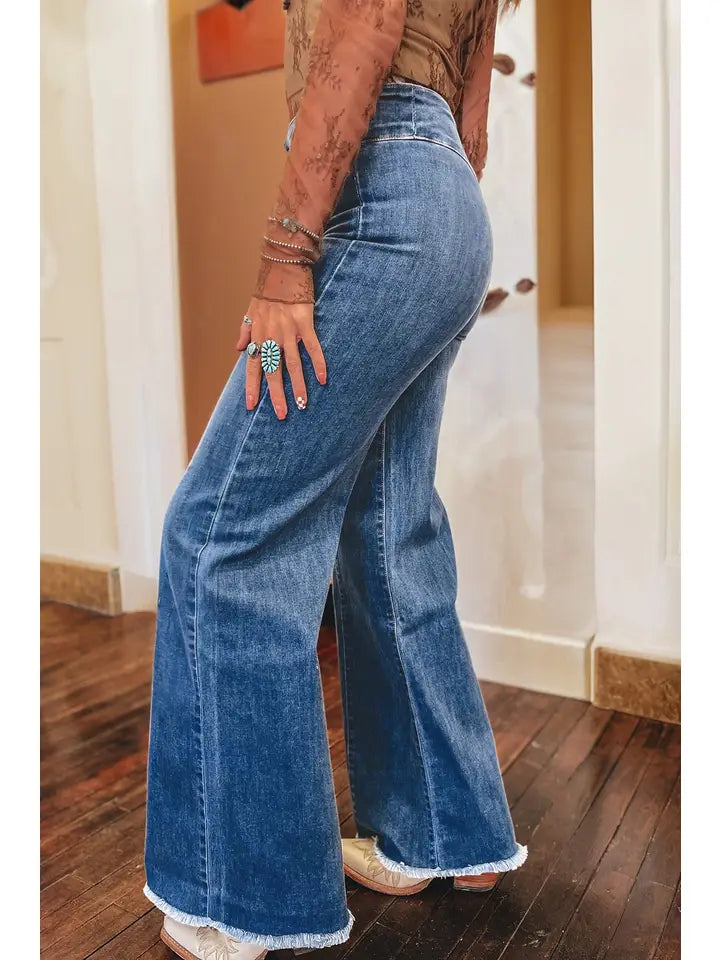 High Waist Flare Jeans