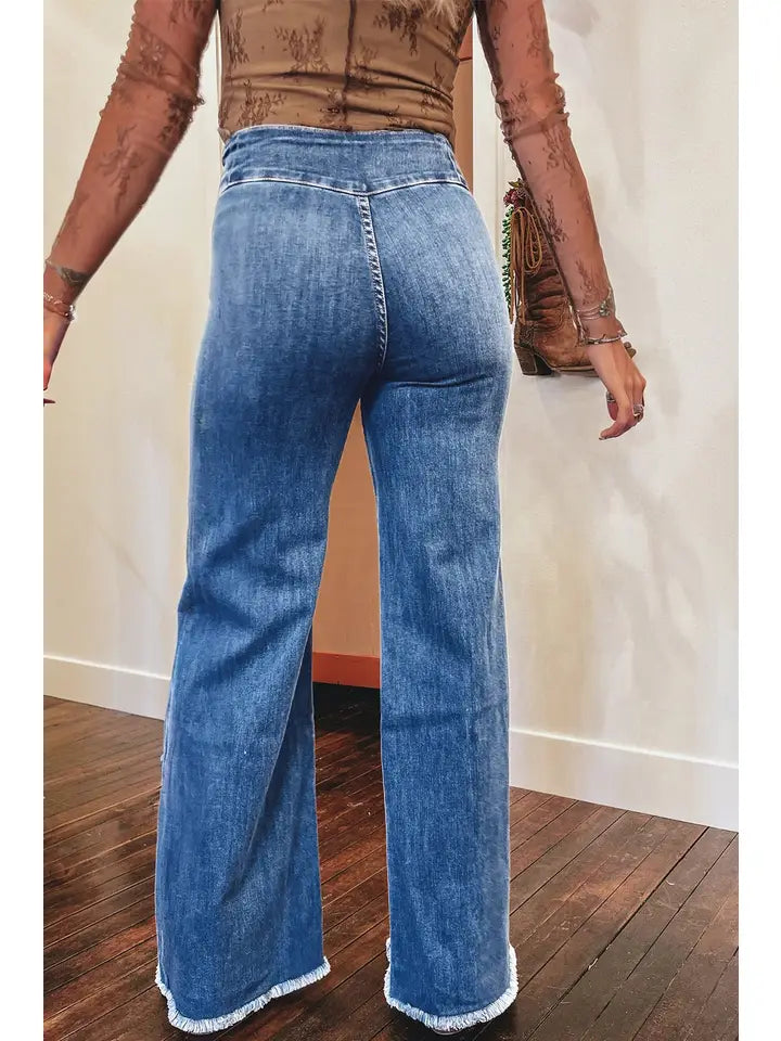 High Waist Flare Jeans
